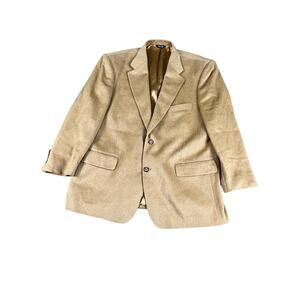 Daniel Gray Men's 44S 100% Camel Hair Sport Coat Blazer Tan Two Button Luxury